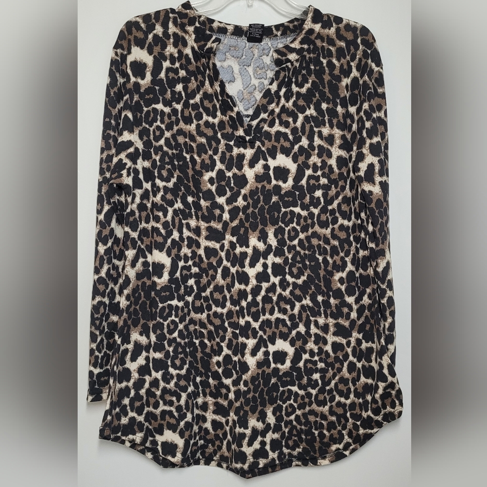 Lildy Cheetah Knit Tunic L-XL
